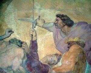 Dettaglio della Punizione del Dottore, Villa Medicea di Careggi da George Frederick Watts
